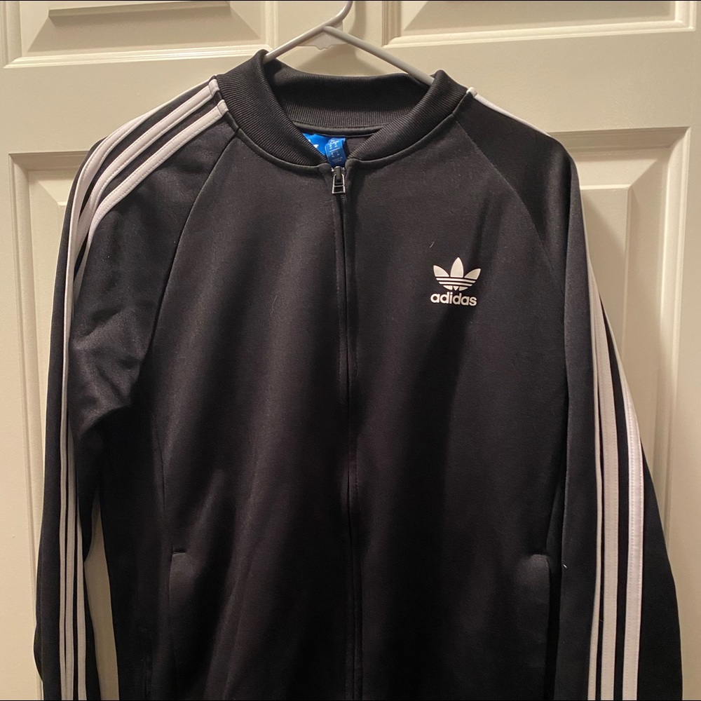black adidas jacket